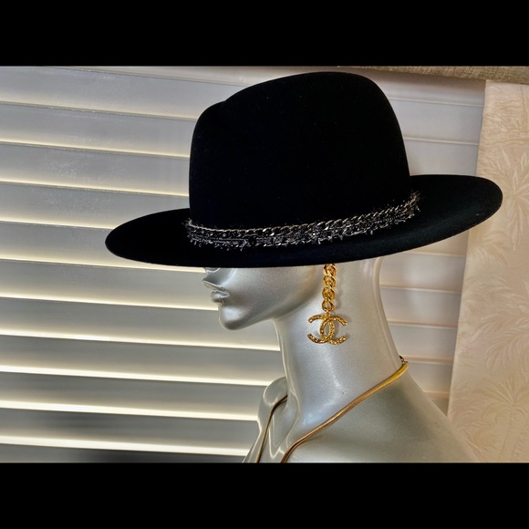 ❌DO NOT BUY-ON HOLD Chanel Logo Chain Fedora - Picture 5 of 9
